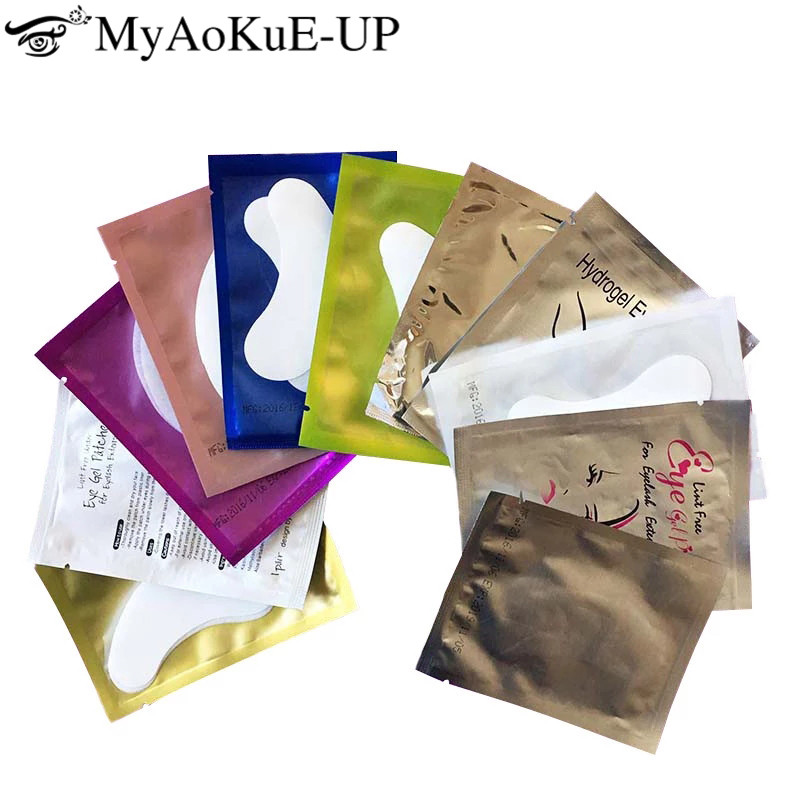 Under Eye Gel - Przybory do makijażu 100 par papierowe