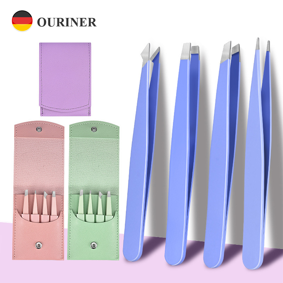 Eyelash Extension Remover - 4 szt. Pęseta do brwi usuwanie
