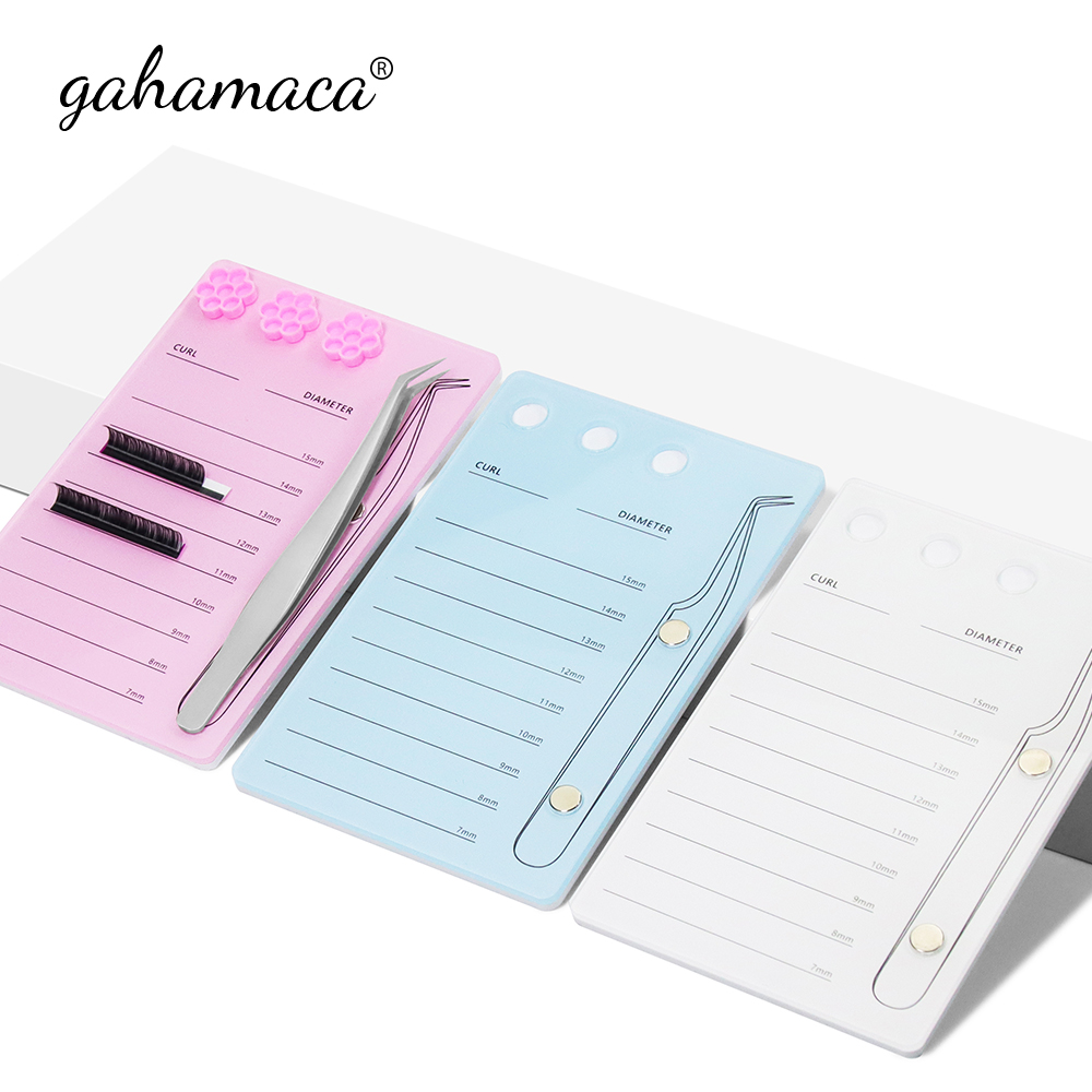 Eyelash Extension Last - Akrylowe rzęsy GAHAMACA pokrowiec pojedyncza paleta