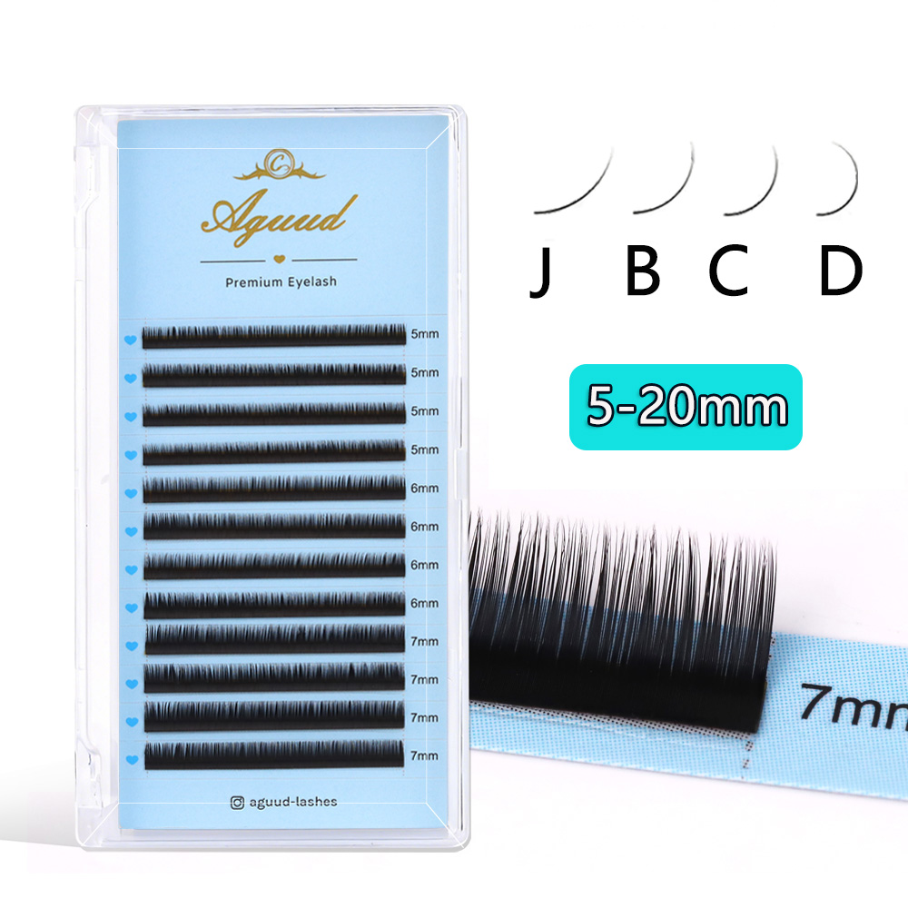 Eyelash Extension Hybrid - AGUUD J B Curl Dolne Rzęsy