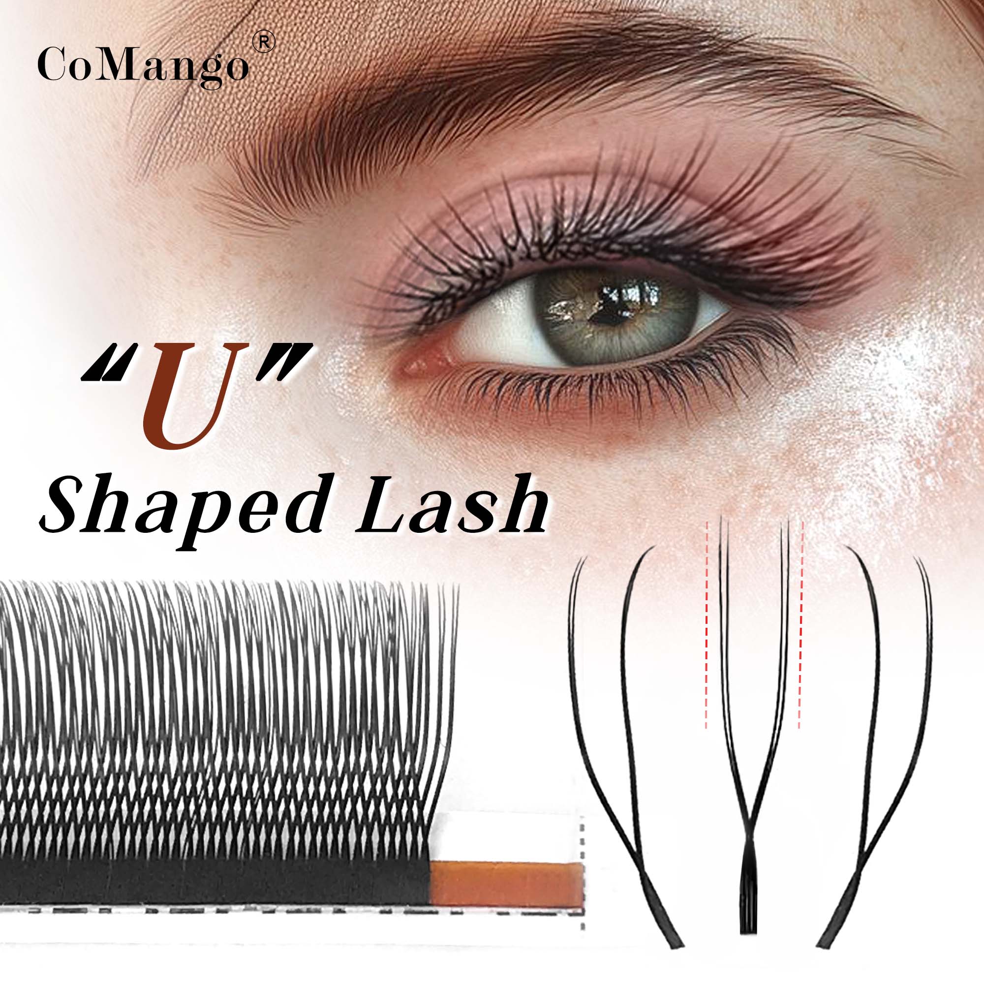 Eyelash Extension Supernatural - naturalne sztuczne rzęsy kształt rzęs U