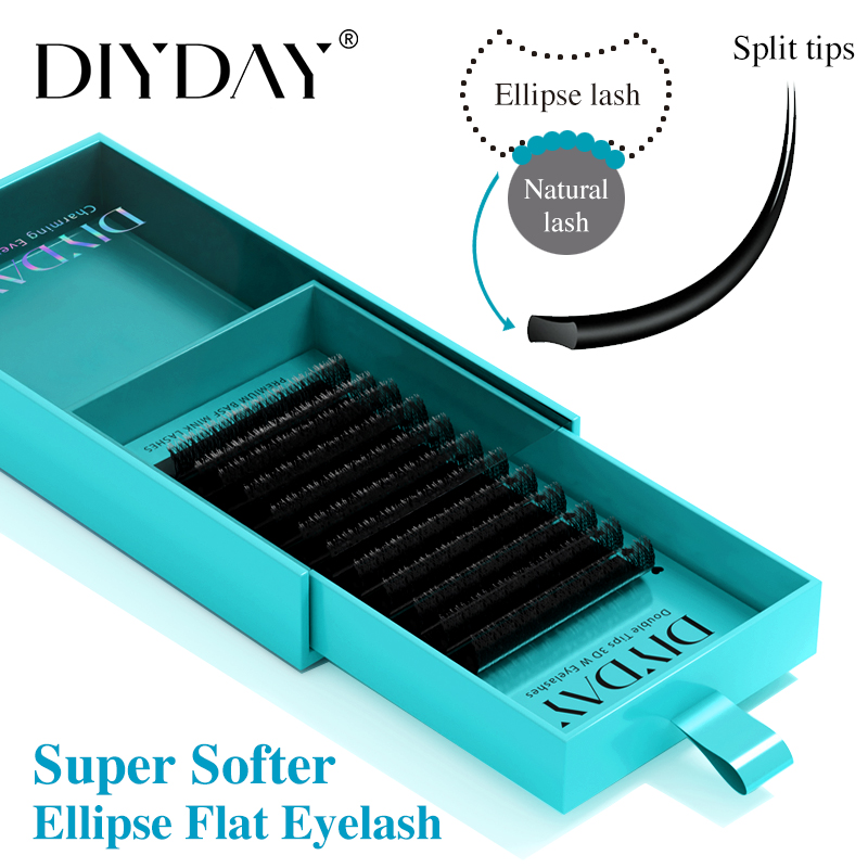 Eyelash Extension Supernatural - DIYDAY elipsa płaskie przedłużanie rzęs 0.15