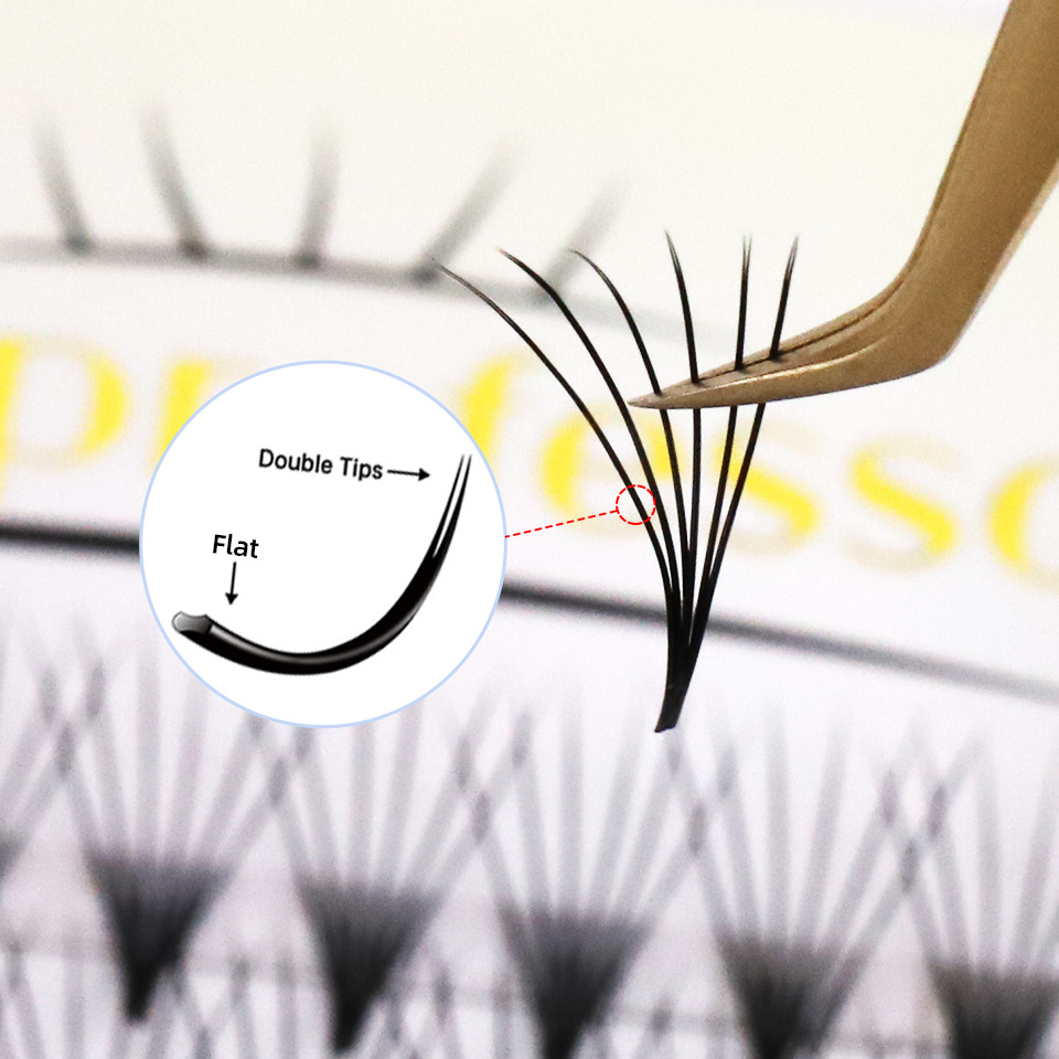Eyelash Extension Supernatural - Flat Premade Fans Thin Root Eyelash