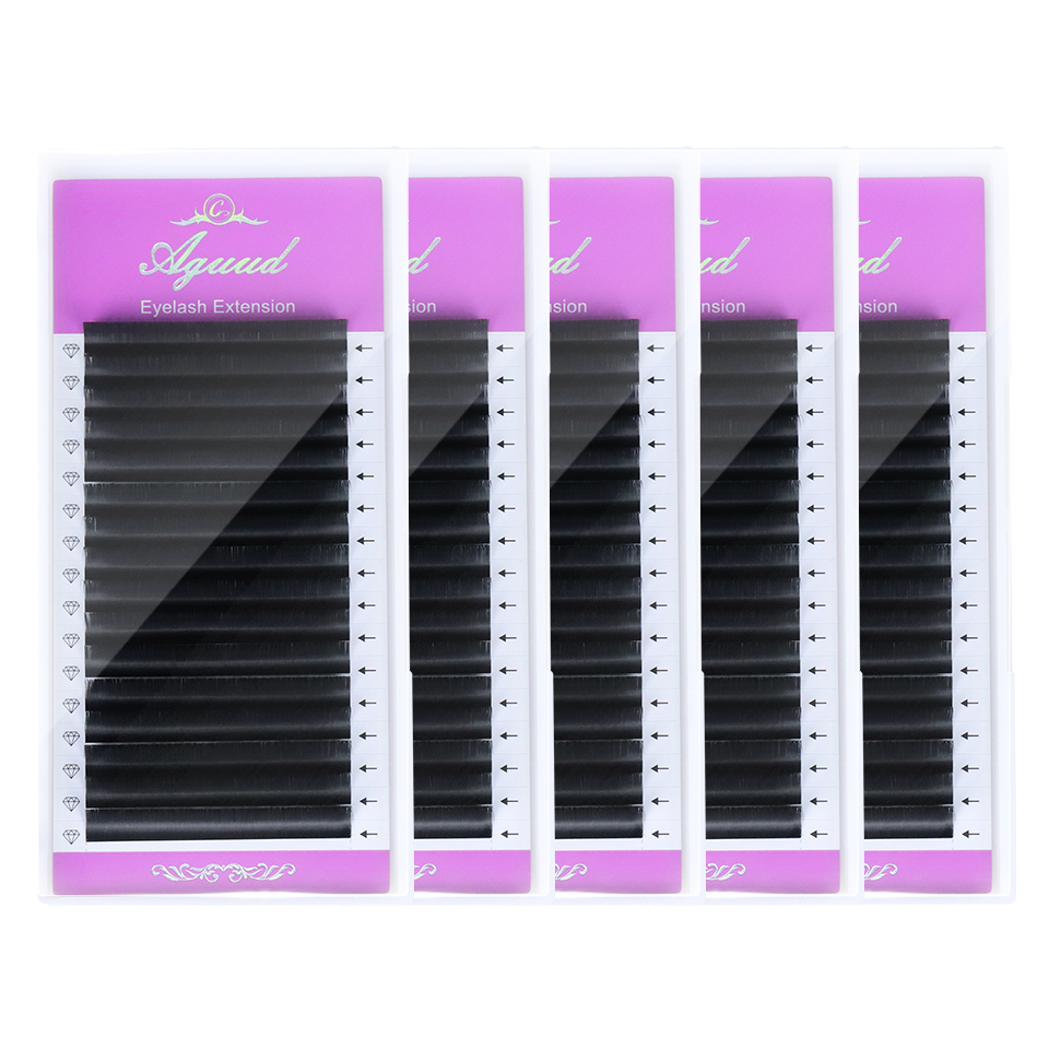 Eyelash Extension Supernatural - AGUUD 5 tacki/partia NOWE Super Matowe