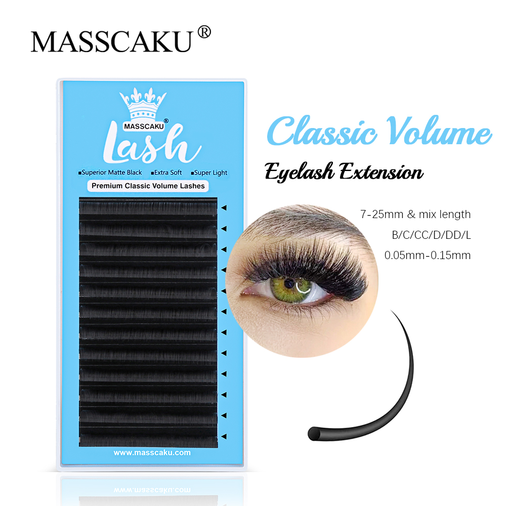 MASSCAKU 0.05/0.07/0.10/0.15mm – Eyelash Extensions Classic recenzja i cena