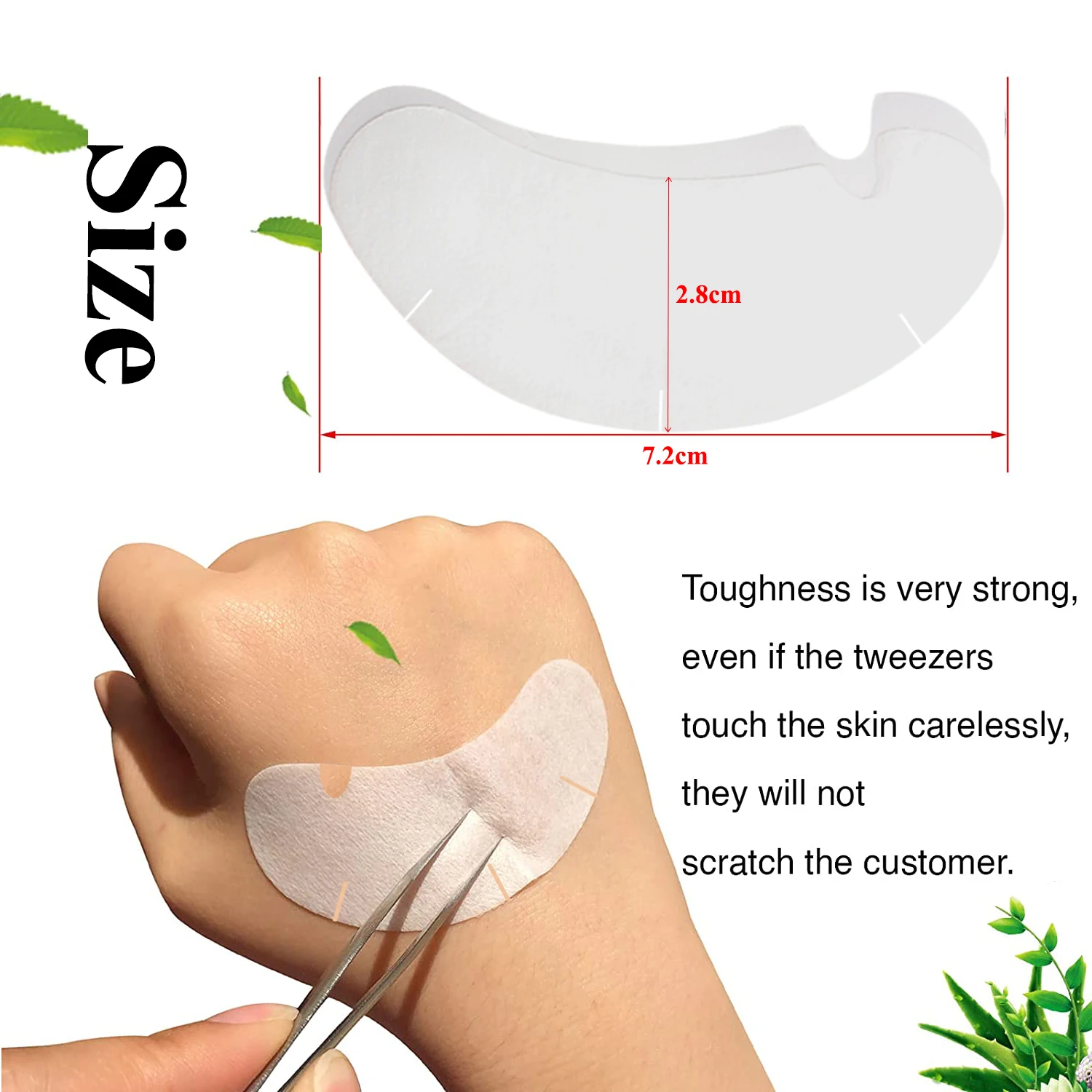 50/100PCS U Shape Eyelash Pads – Under Eye Gel recenzja i cena