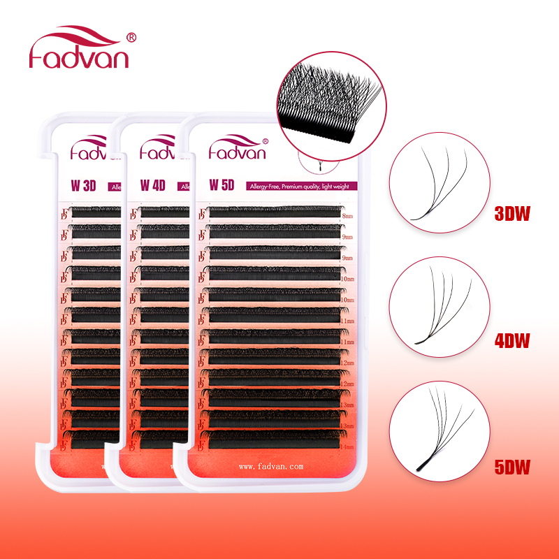 FADVAN W 3D 4D 5D 8-12/8-14mm  – Eyelash Extension Hybrid recenzja i cena