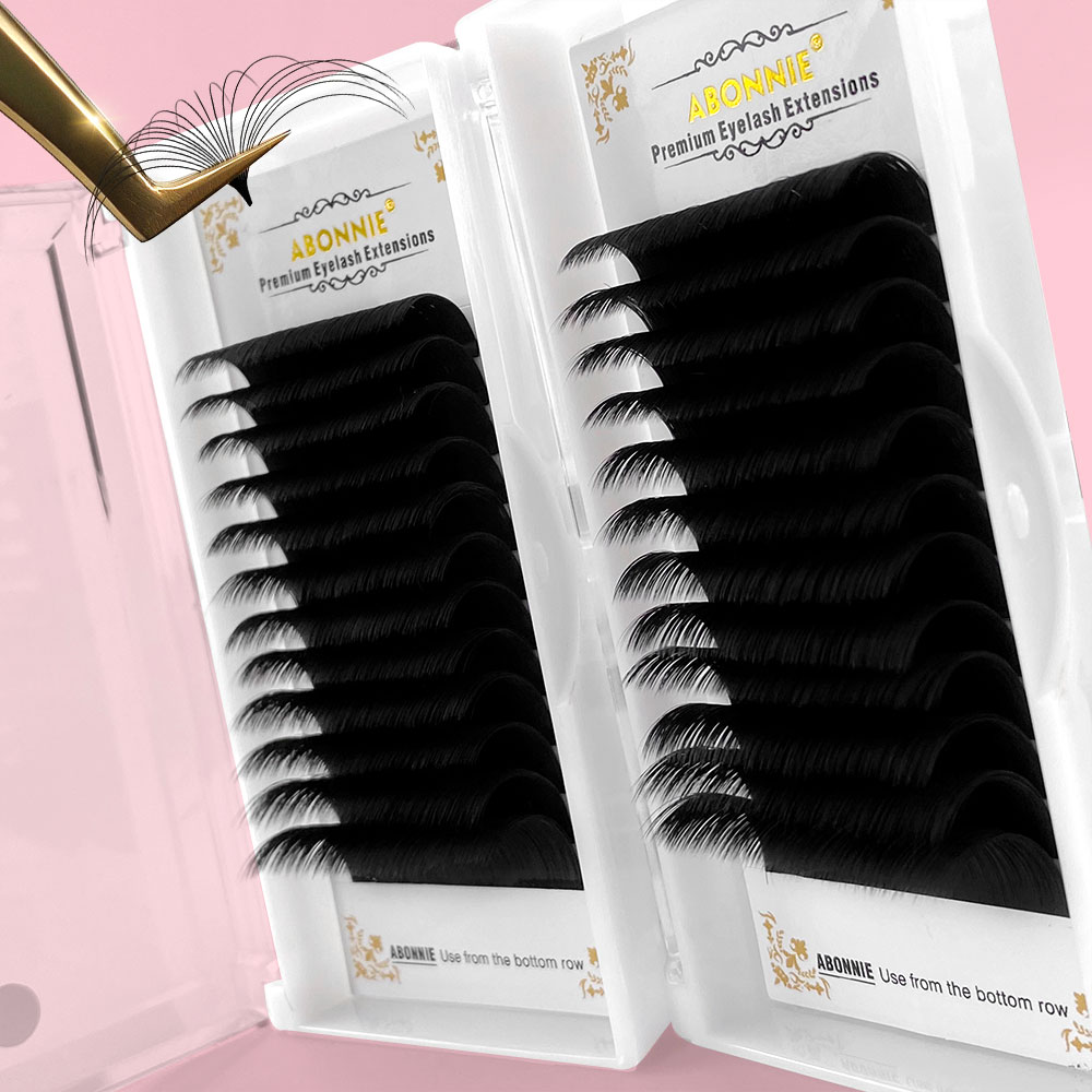 Abonnie 0.03-0.10mm Easy Fan L – Eyelash Extension Hybrid recenzja i cena