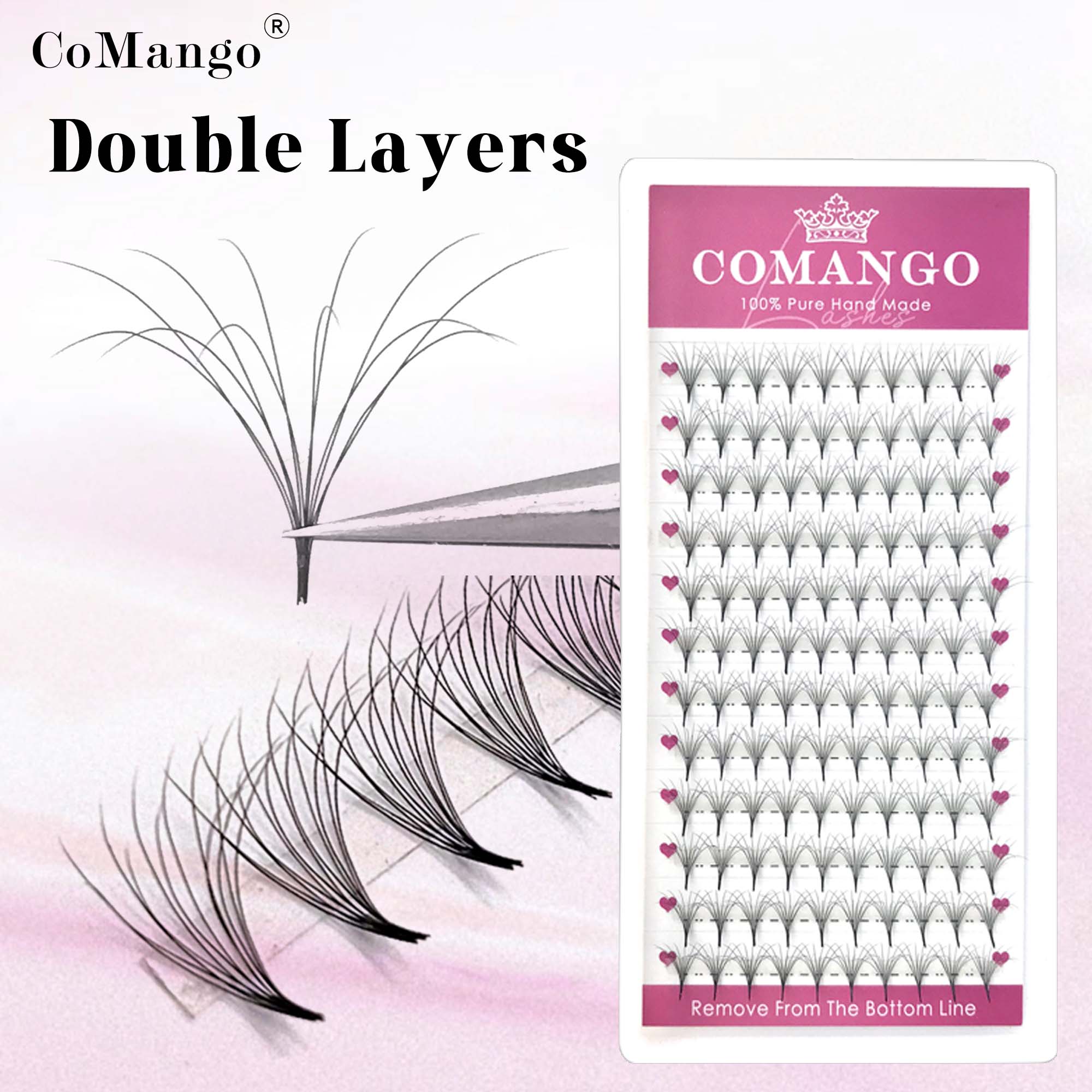COMANGO ładne dwuwarstwowe, pu – Eyelash Extension Hybrid recenzja i cena