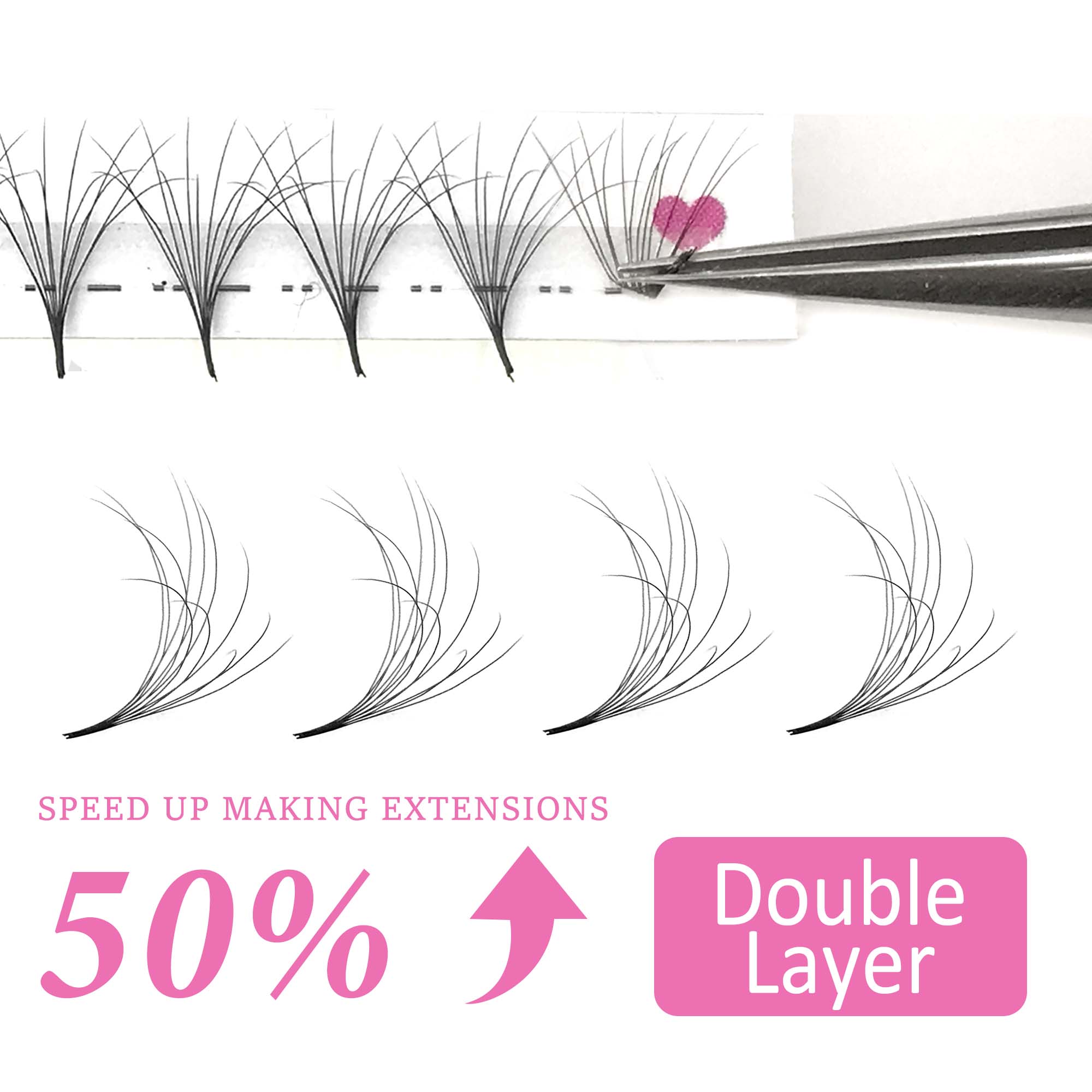 COMANGO ładne dwuwarstwowe, pu – Eyelash Extension Hybrid recenzja i cena