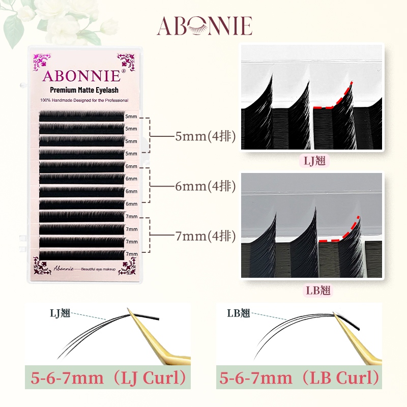 Abonnie LJ Gotowe Zestawy Doln – Eyelash Extension Hybrid recenzja i cena