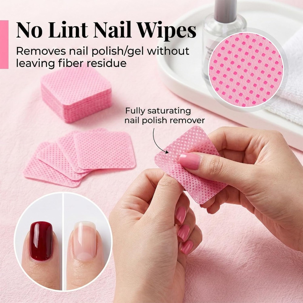 Bezpyłowe waciki do paznokci d – Eyelash Extension Remover recenzja i cena